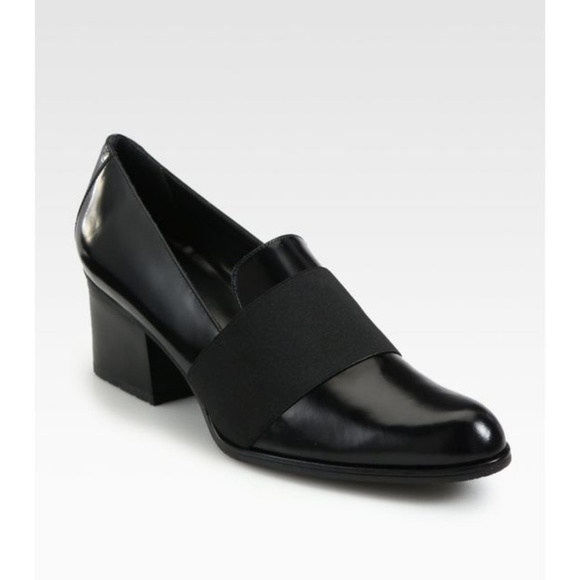 Stuart Weitzman Shoes - Stuart Weitzman Black Zoliver Band Loafers